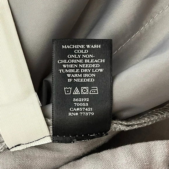 Ann Taylor | Ankle Trouser Pants Linen Blend Hook & Bar Straight Leg - Picture 8 of 9